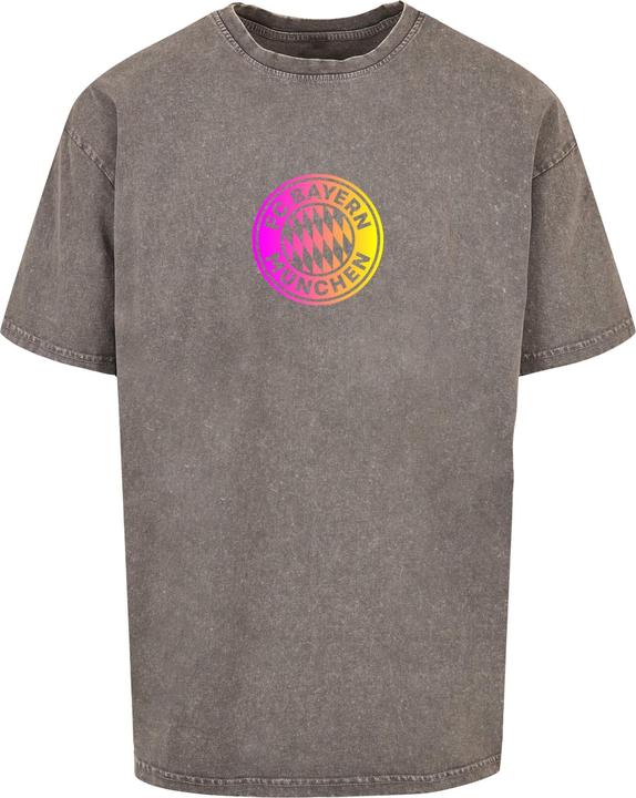 Produktbild FC Bayern München Logo PY Acid Washed Heavy Oversize Tee - 115635 (S)