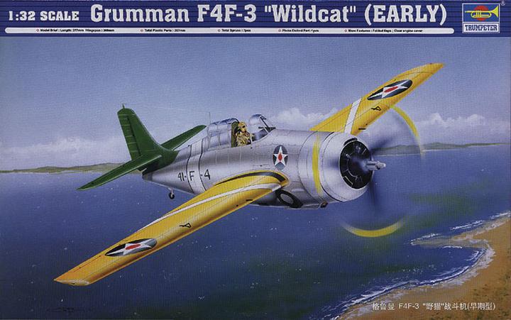 Produktbild Trumpeter Grumman F4F- 3 "Wildcat" (Early)