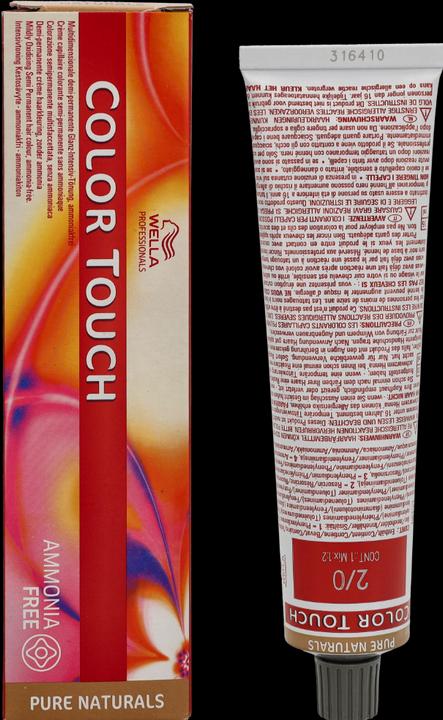 Actual product image Wella Color Touch (2/0 black)