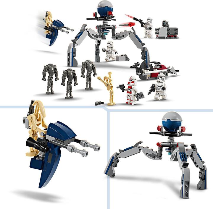 Image du produit LEGO 75372 Clone Trooper™ & Battle Droid™ Battle Pack (75372, LEGO Star Wars)