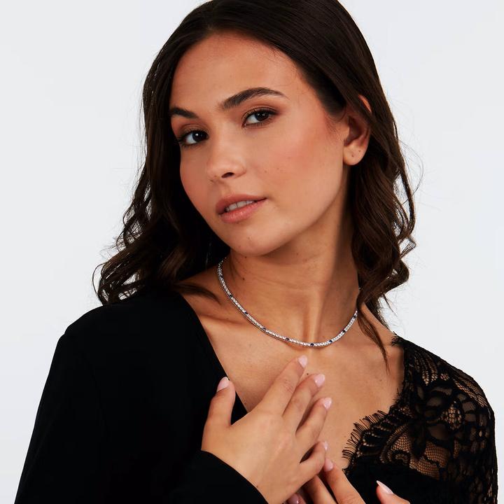 Immagine prodotto Morellato Elegante collana in argento con zirconi Tesori SAIW136 (Argento 925)