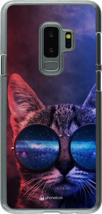 Immagine prodotto PhoneLook Copertura trasparente Occhiali da Gatto Rosso Blu (Samsung Galaxy S9+)