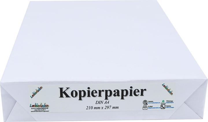Produktbild No Name Universal Kopierpapier 80g/m²/210x297mm 500 Blatt weiss (80 g/m², 500 x, A4)