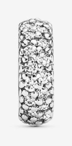 Actual product image Pandora pavé inspiration (Silver)