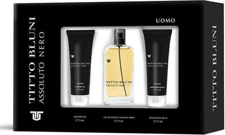 Produktbild De Ruy Perfumes Titto Bluni Assoluto Nero Uomo Edt Spray 75 ml Sets (Parfum set)