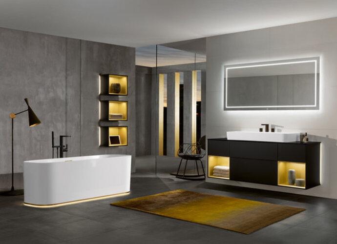 Image du produit Villeroy & Boch Lavabo Finion 416884 800x470mm, trop-plein encastré, 1 trou pour robinet (470 mm, 800 mm)