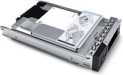Image du produit Dell SSD SATA à usage mixte 512e 2.5in avec 3.5in HYB CARR CUS Kit (480 Go, 2.5")