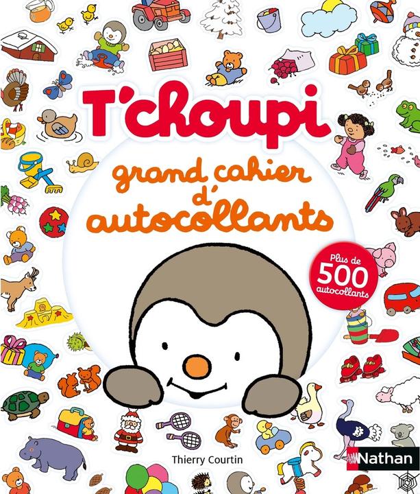Immagine prodotto T'choupi : grand cahier d'autocollants (Francese, Courtin Thierry, 2021)