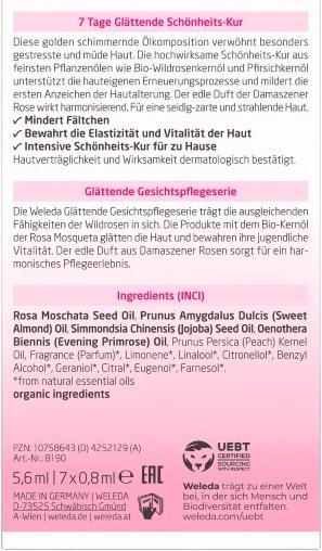 Produktbild Weleda Wildrose 7 Tage Glättende Schönheits-Kur (5.60 ml)