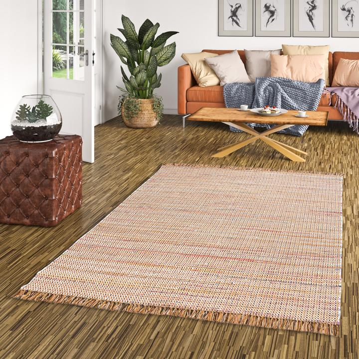 Produktbild Pergamon Baumwolle Natur Teppich Cayenne (90 x 160 cm)