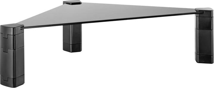 myWall Eck-Glasablage für Flachbildschirme (Schreibtisch 9660, 32", 20 kg)