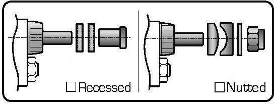 Actual product image Tektro R559 - Extra Long Reach Brakes - Pair (Recessed) (Foot brake, Brake kit)