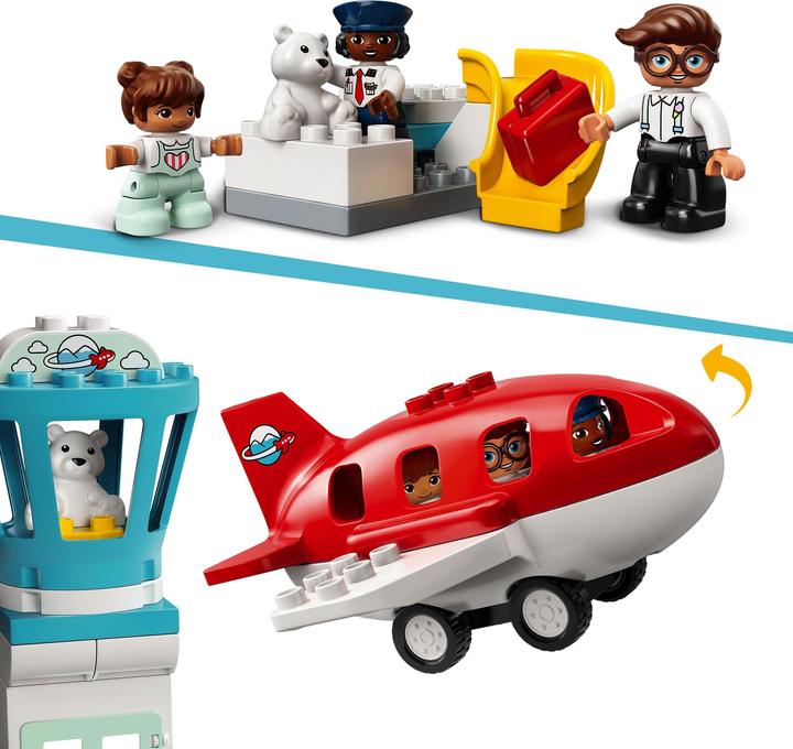 Produktbild LEGO Flugzeug und Flughafen (10961)