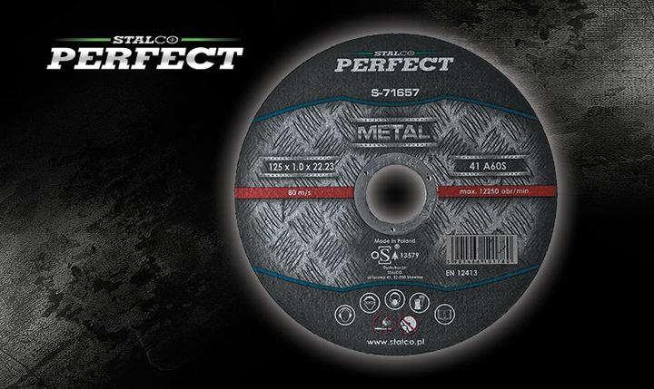 Actual product image Stalco Metal cutting pattern - flat 180x1.6 p