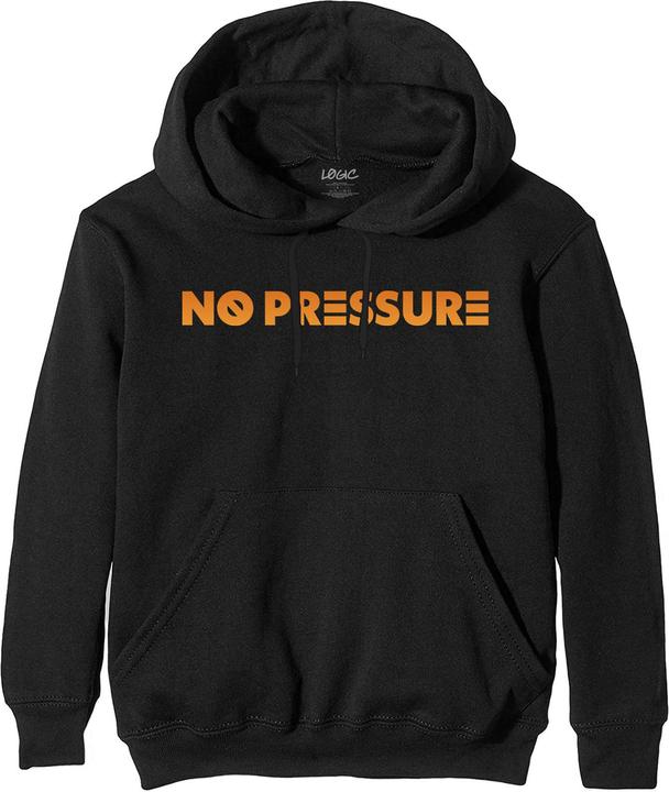 Logic No Pressure Kapuzenpullover Rückseitiger Aufdruck