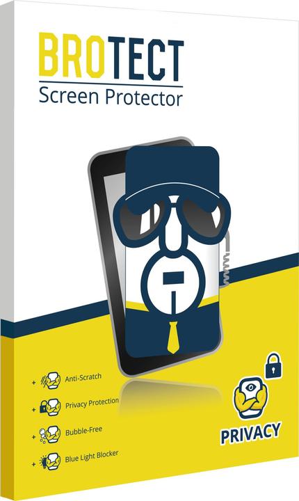 Actual product image BROTECT Anti-spy privacy film Blue light protection film (360")