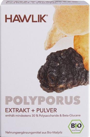 Produktbild Hawlik Polyporus Extrakt + Pulver Kapsel (120 Stück, Kapseln, 108 g)