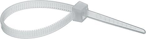 Immagine prodotto Richco Fascette bianche naturali 135 mm x2,5 mm (Fascette in plastica, 135 mm, 100 pz.)
