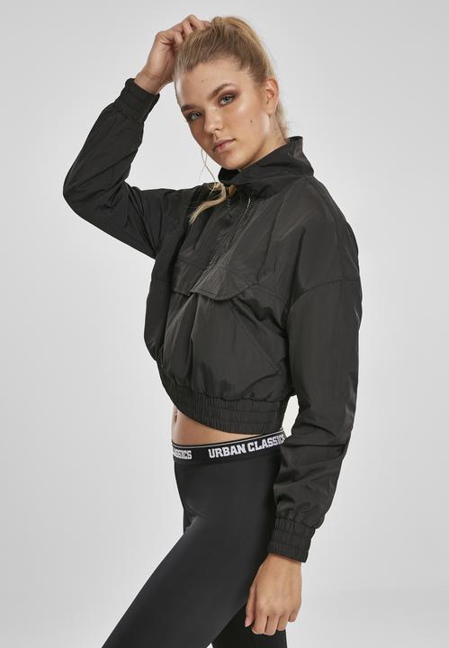 Produktbild Urban Classics Ladies Cropped Crinkle Nylon Pull Over Jacket (M)
