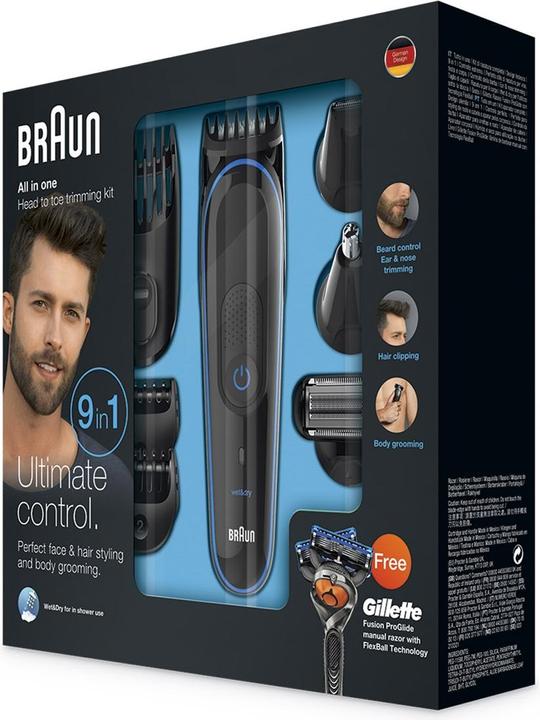 Actual product image Braun MGK 3080 multigrooming set