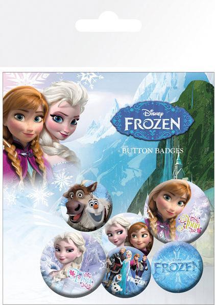 Produktbild Disney Frozen Charaktere Abzeichen Set (6er Pack)
