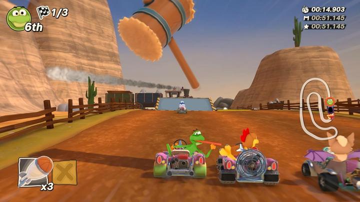 Actual product image Moorhuhn Kart 4 (PS5, DE)