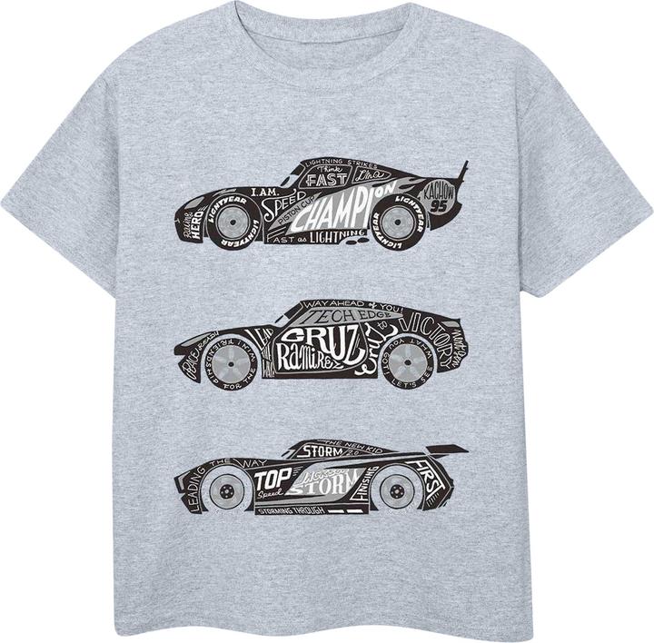 Image du produit Disney - T-shirt CARS TEXT RACERS - Fille (140, 146)