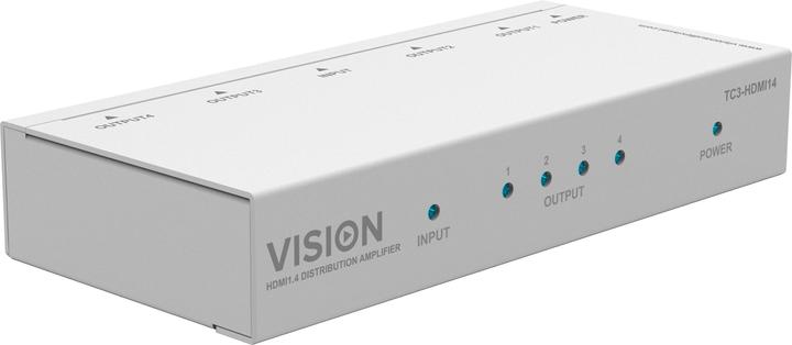 Immagine prodotto Vision TECHCONNECT AMPLIFICATORE DI DISTRIBUZIONE HDMI 1:4 Splitter per applicazioni professionali. HDMI