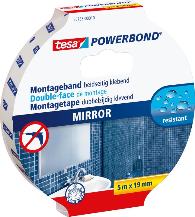 Actual product image tesa Powerbond mounting tape for mirror (19 mm)