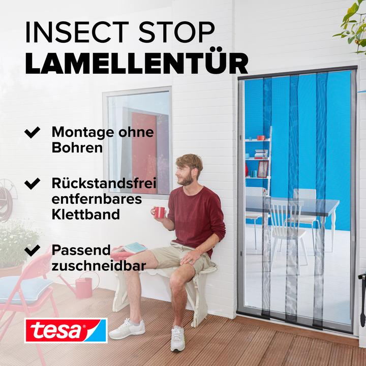 Immagine prodotto tesa Zanzariera STANDARD porta a doghe (95 x 220 cm)