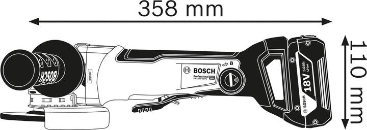 Image du produit Bosch Professional GWX 18V-10 PC (125 mm)