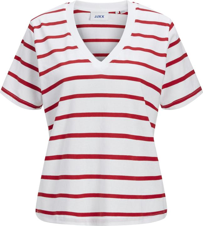 Produktbild JJXX Jxannie Reg Vneck Stripe Ss Tee Jrs Sn (S)