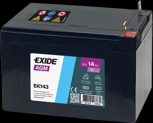 Produktbild Exide Backup Batterie (12 V, 14 Ah, 80 A)