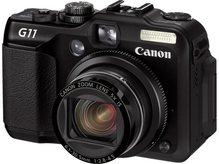 Image du produit Canon PowerShot G11, 10 mégapixels, zoom optique 5x, noir (1/1.7 ")