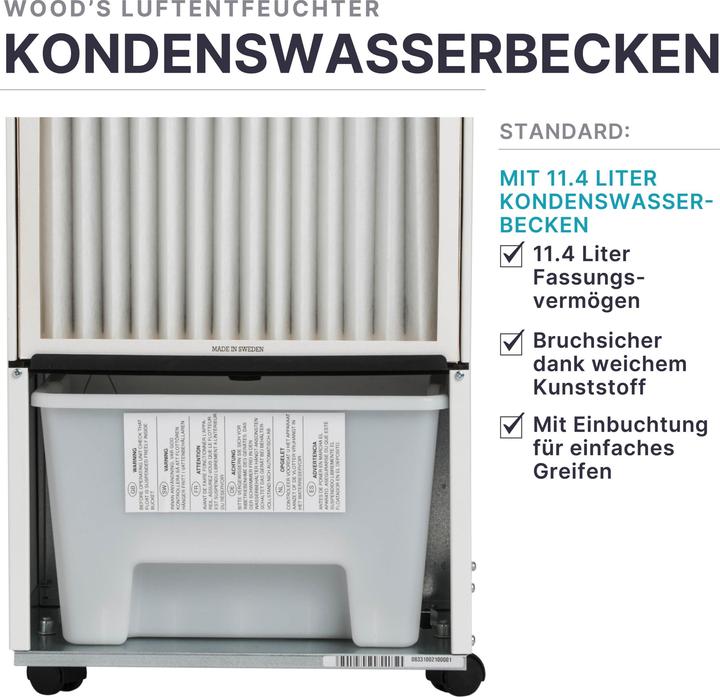 Produktbild Wood's SW20-FW (90 m², 12 l/24h)