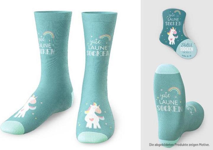 Image du produit La Vida Chaussettes magiques taille 36-40 Unicorn Zoo (36 - 40)