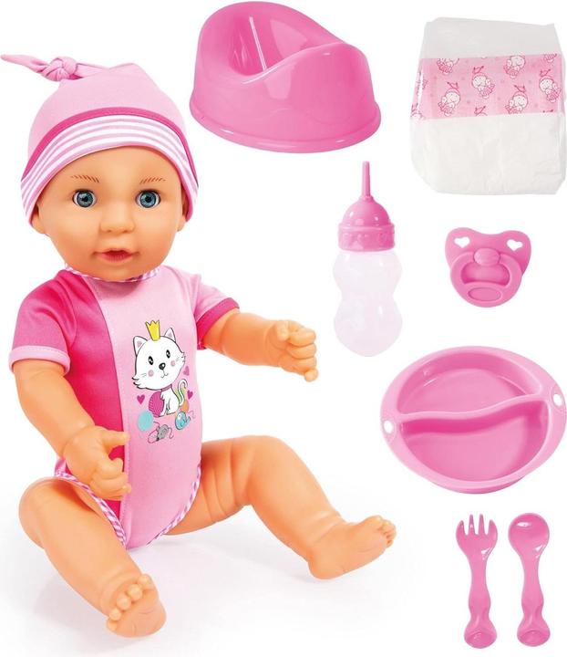 Actual product image Amia Baby doll "Mia" with accessories, 42 cm
