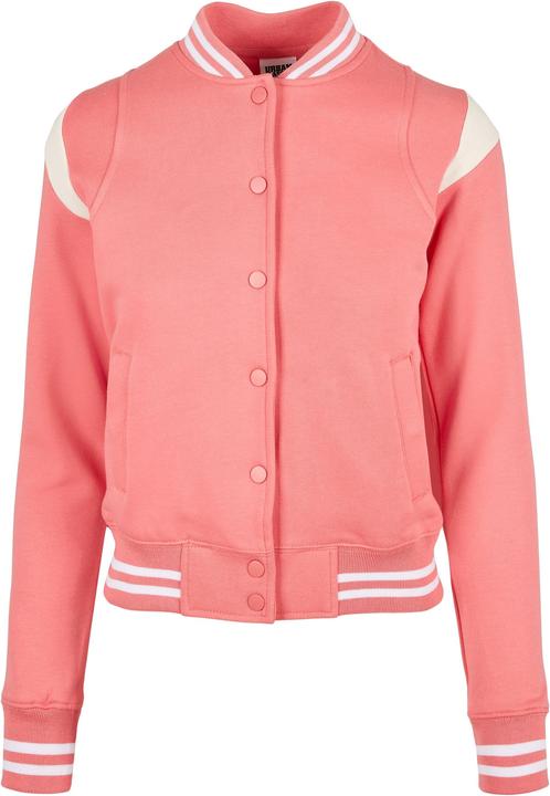 Urban Classics Ladies Inset College Sweat Jacket