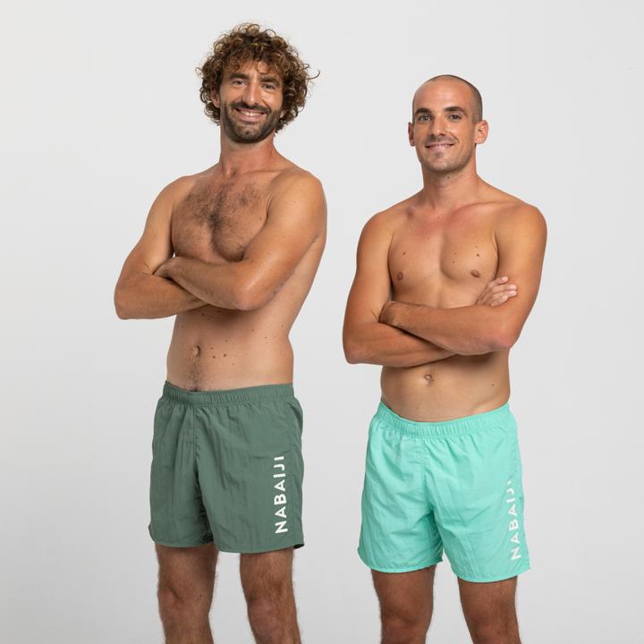 Immagine prodotto Nabaiji Pantaloncini da bagno da uomo - 100 verde (M)