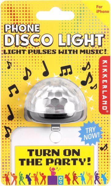 Actual product image Kikkerland Iphone Disco Light