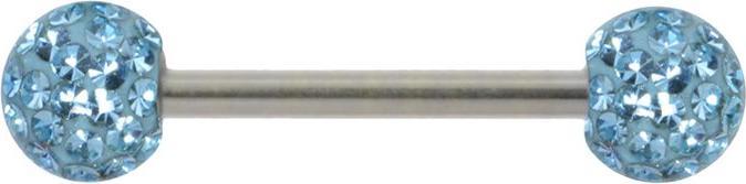 Produktbild Bijouteria Zungenpiercing (Edelstahl, Zirkonia, Epoxiharz)