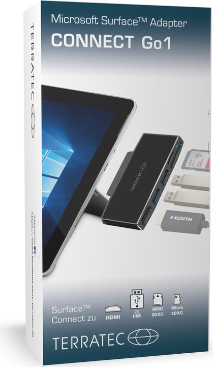 Actual product image Terratec Connect Go1 (Docking port (proprietary), 2 Ports)