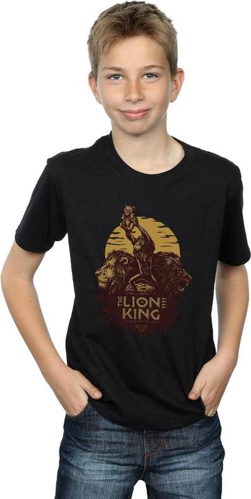 Actual product image Disney Boys The Lion King Movie Sunrise Collage T-Shirt (116)