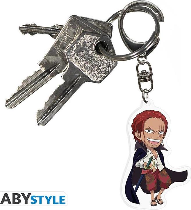 Produktbild ABYstyle ONE PIECE: RED - Acryl Keychain - Shanks X4