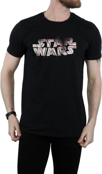 Actual product image Star Wars Mens The Last Jedi Spray Logo T-Shirt (M)