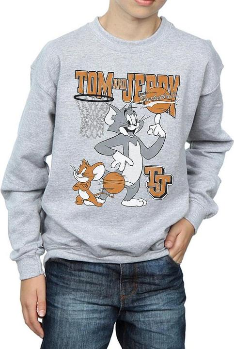 Actual product image Tom & Jerry Boys Spinning Basketball Sweatshirt (152, 158)