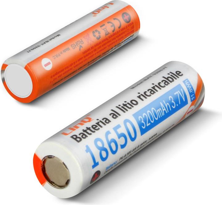 Actual product image LinQ 18650 3200mAh / 3.7V (2 pcs., 18650, 3200 mAh)