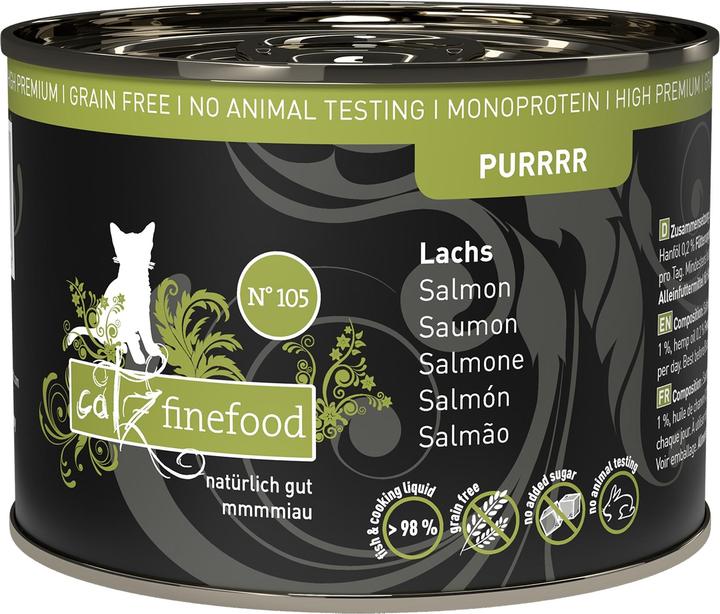 Produktbild Catz Finefood Purrrr No.105 Lachs (Adult, 1 Stk., 190 g)