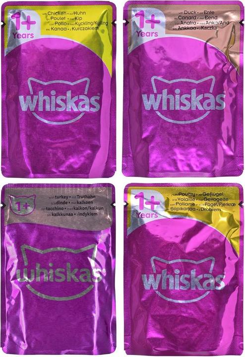 Produktbild Whiskas saszetki z drobiem dla kota 80x85g (Senior, 1 Stk., 6800 g)