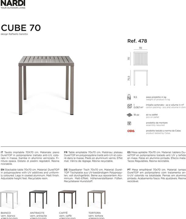 Produktbild Nardi Cube (70 cm)